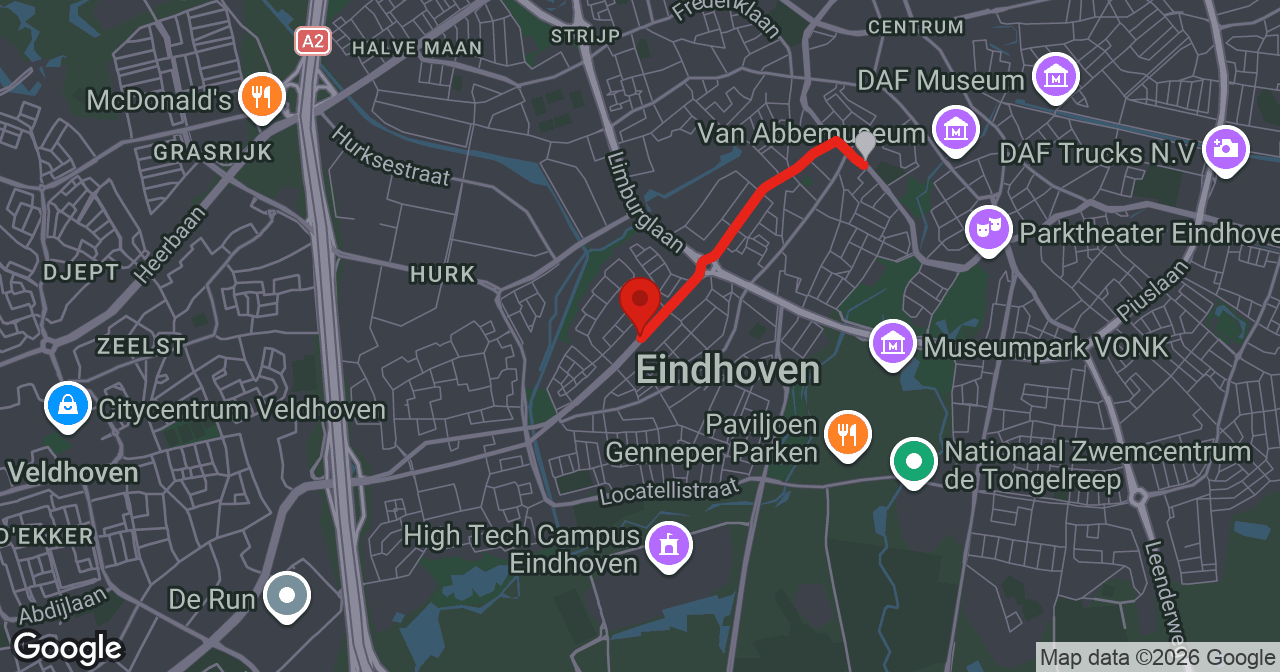 Kaart van de meldlocatie