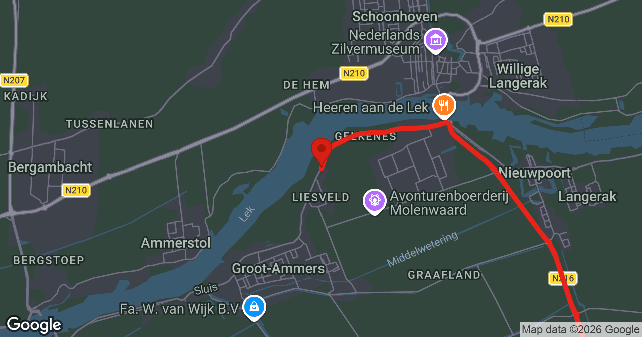 Kaart van de meldlocatie