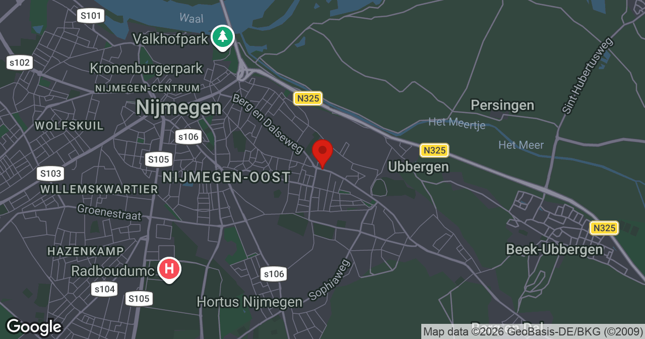 Kaart van de meldlocatie