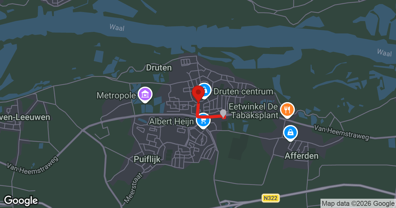 Kaart van de meldlocatie