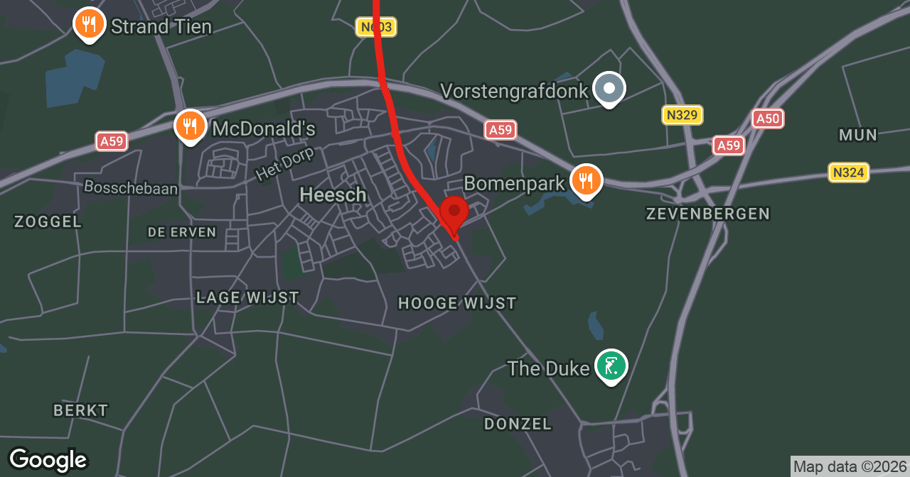 Kaart van de meldlocatie