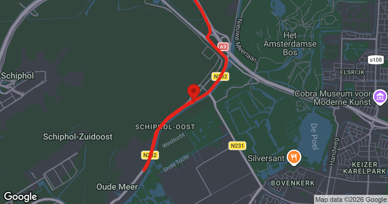 Kaart van de meldlocatie