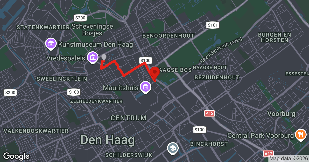 Kaart van de meldlocatie