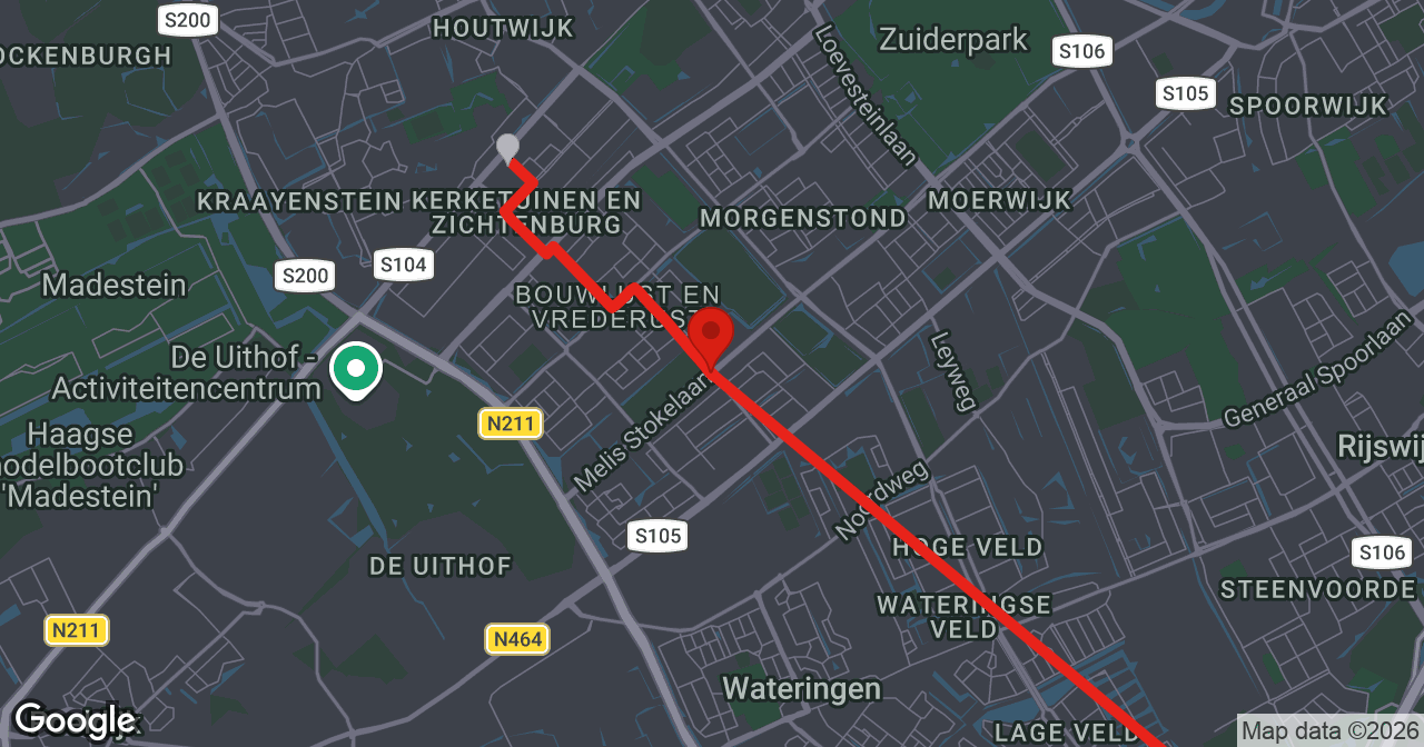 Kaart van de meldlocatie