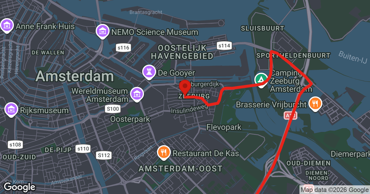 Kaart van de meldlocatie