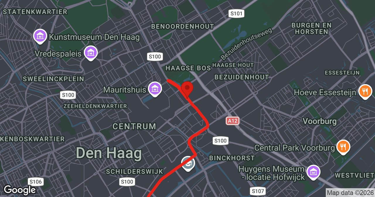 Kaart van de meldlocatie