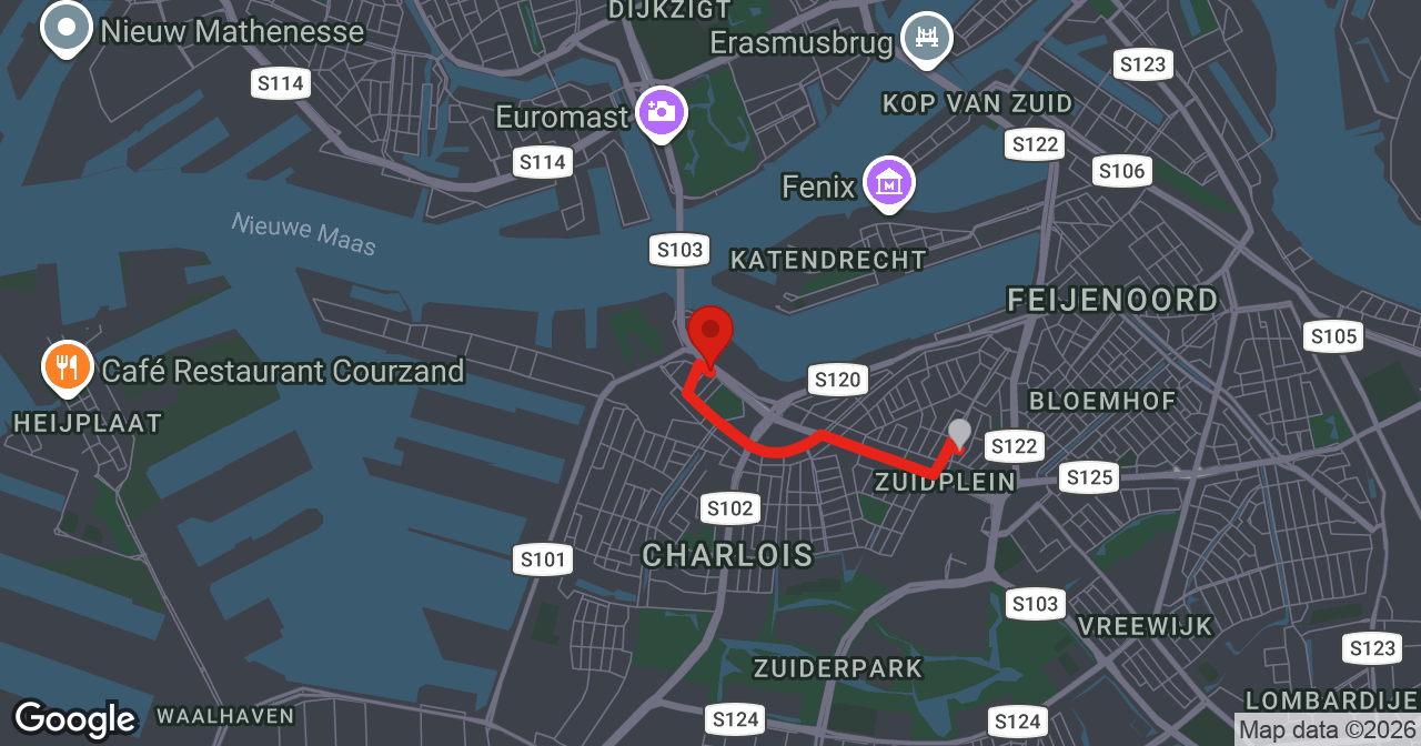 Kaart van de meldlocatie