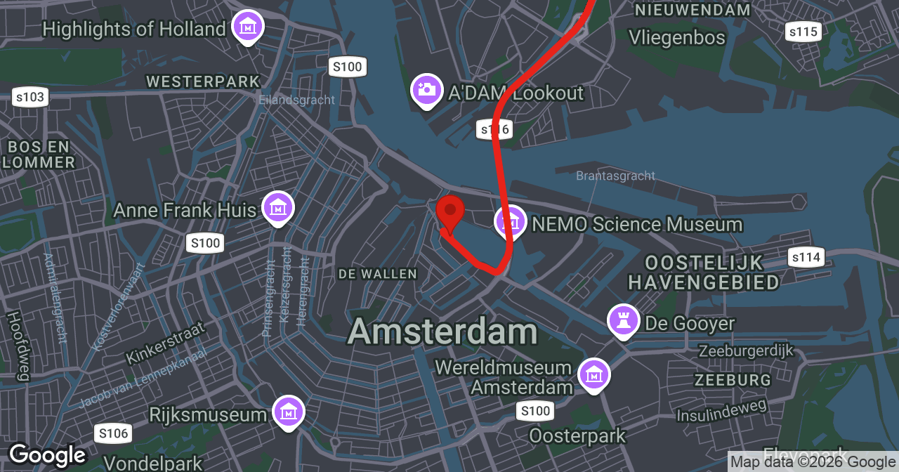 Kaart van de meldlocatie