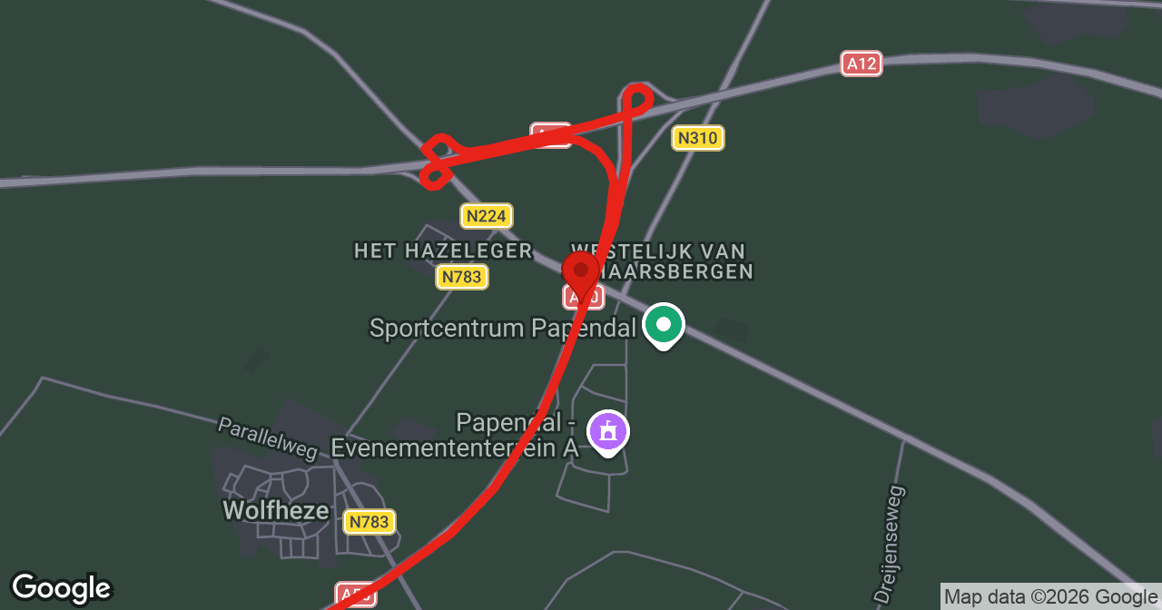 Kaart van de meldlocatie