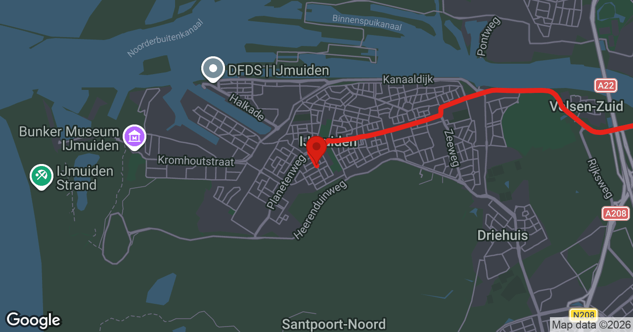 Kaart van de meldlocatie