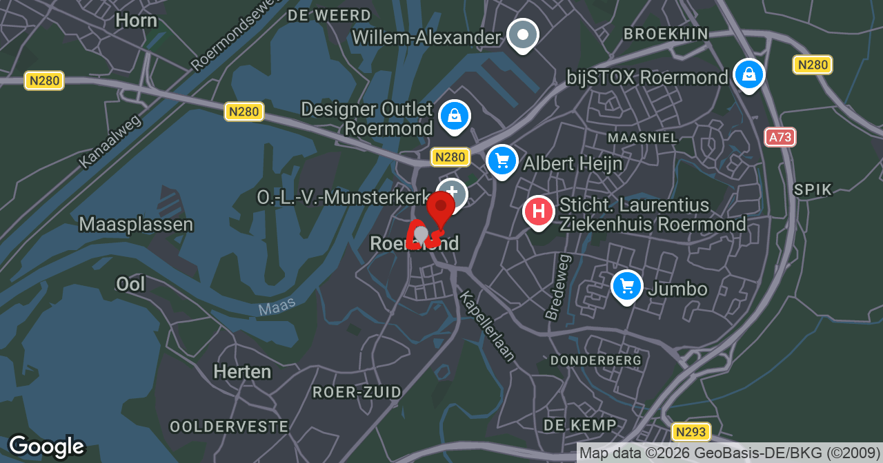Kaart van de meldlocatie