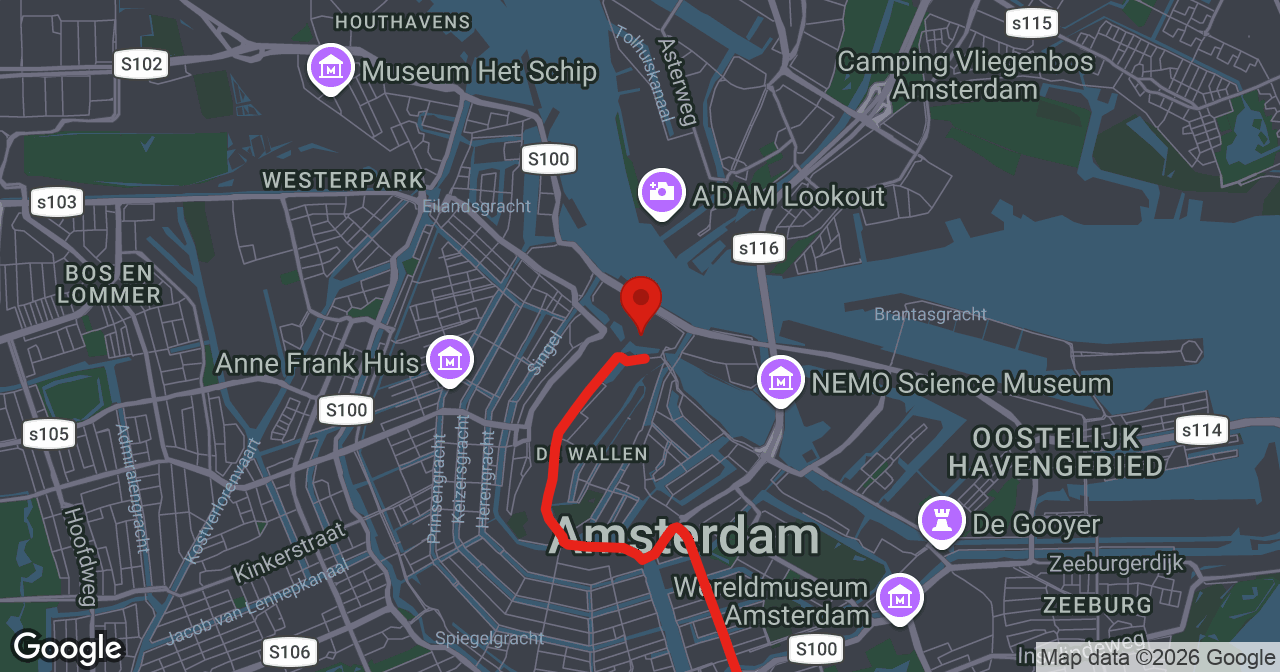 Kaart van de meldlocatie