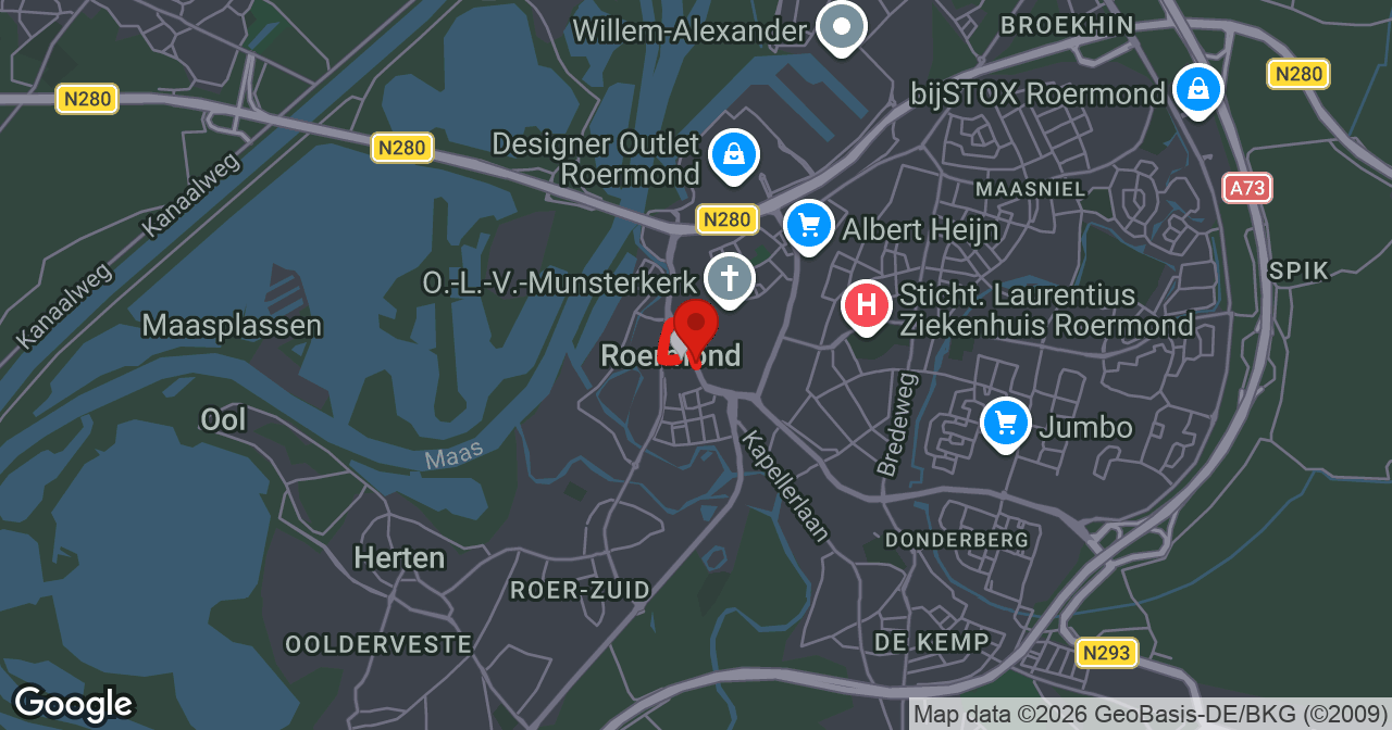 Kaart van de meldlocatie