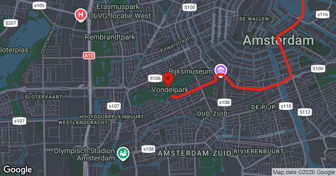 Kaart van de meldlocatie