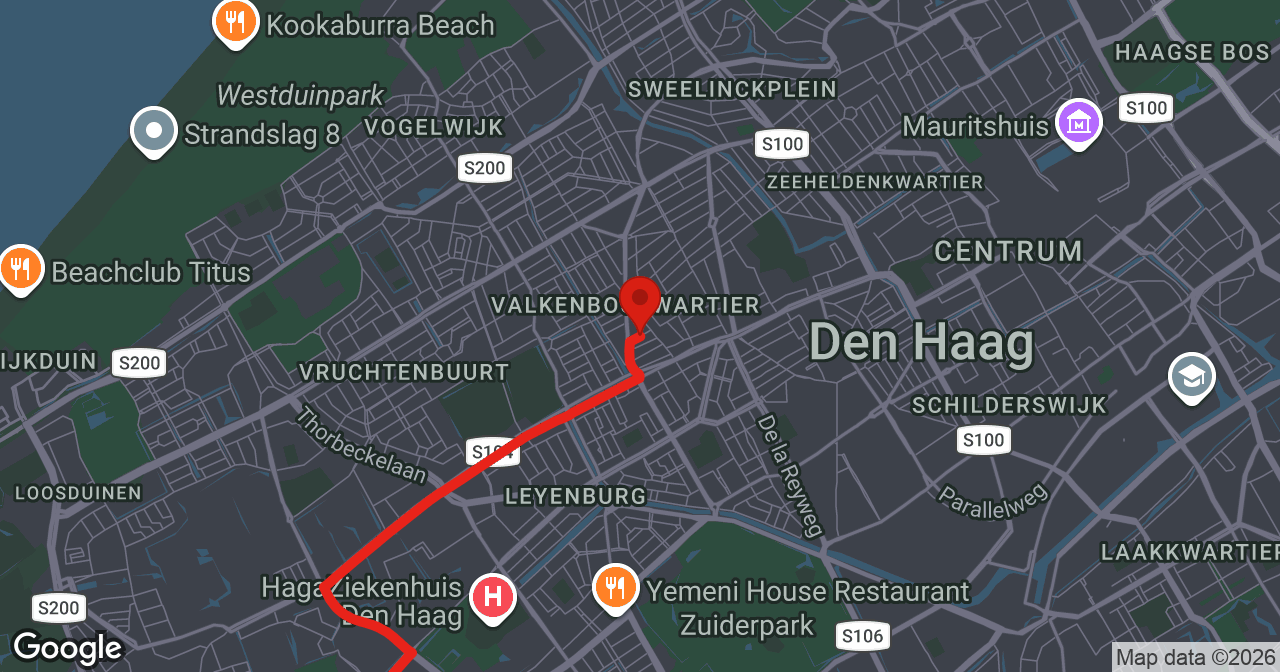 Kaart van de meldlocatie