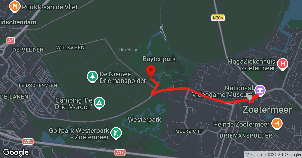 Kaart van de meldlocatie