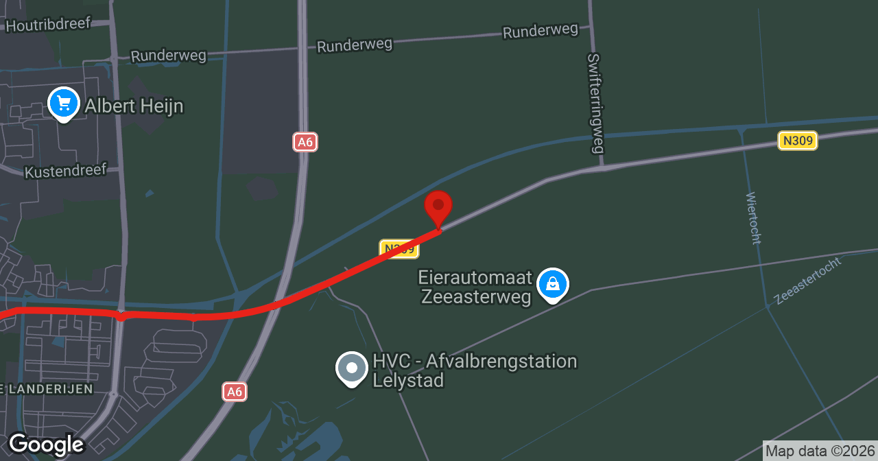 Kaart van de meldlocatie