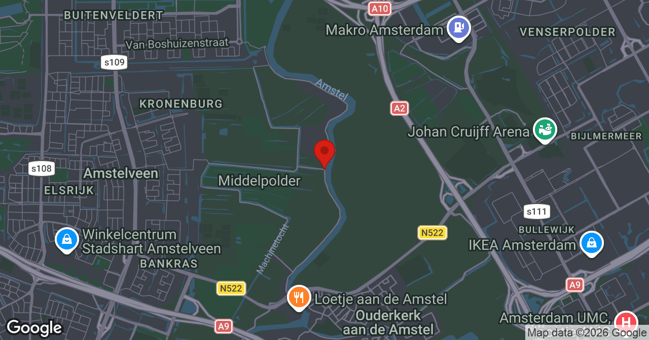 Kaart van de meldlocatie