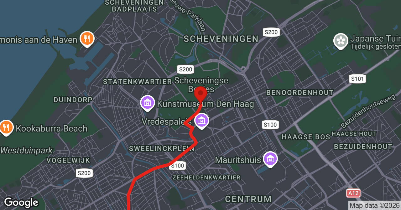 Kaart van de meldlocatie