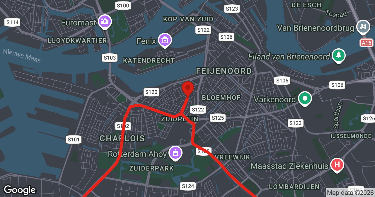 Kaart van de meldlocatie