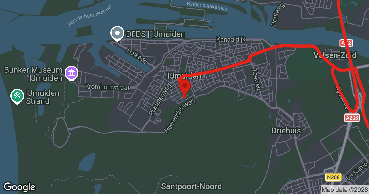 Kaart van de meldlocatie