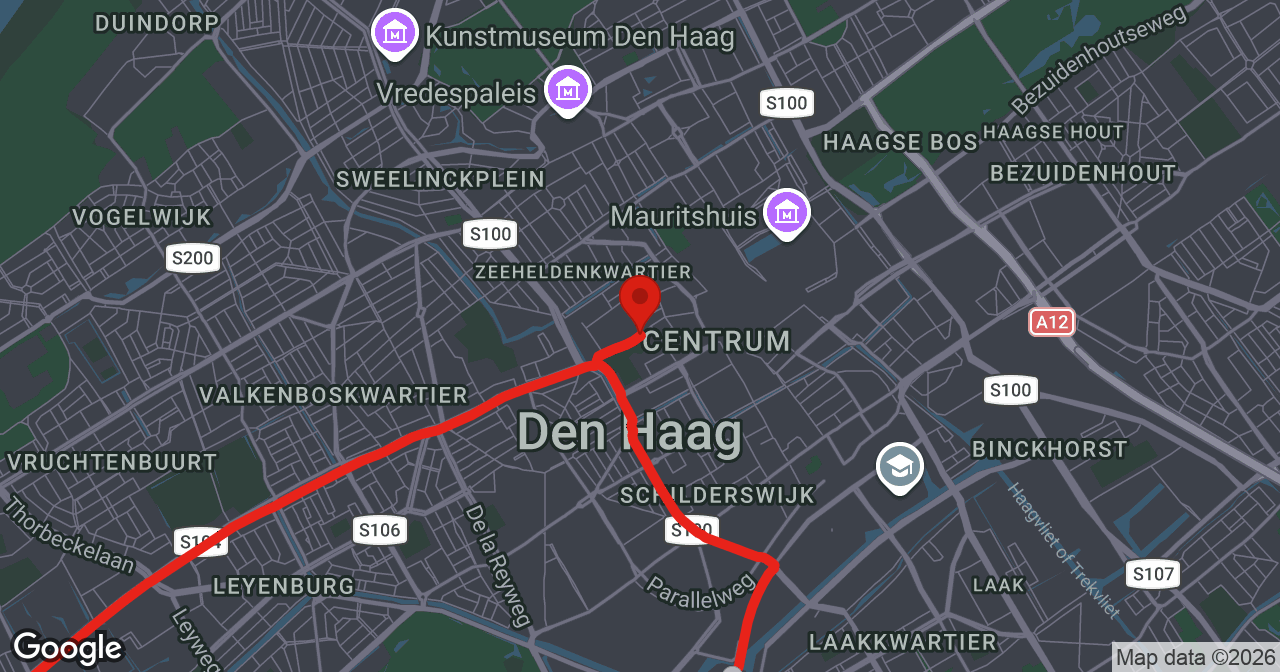 Kaart van de meldlocatie