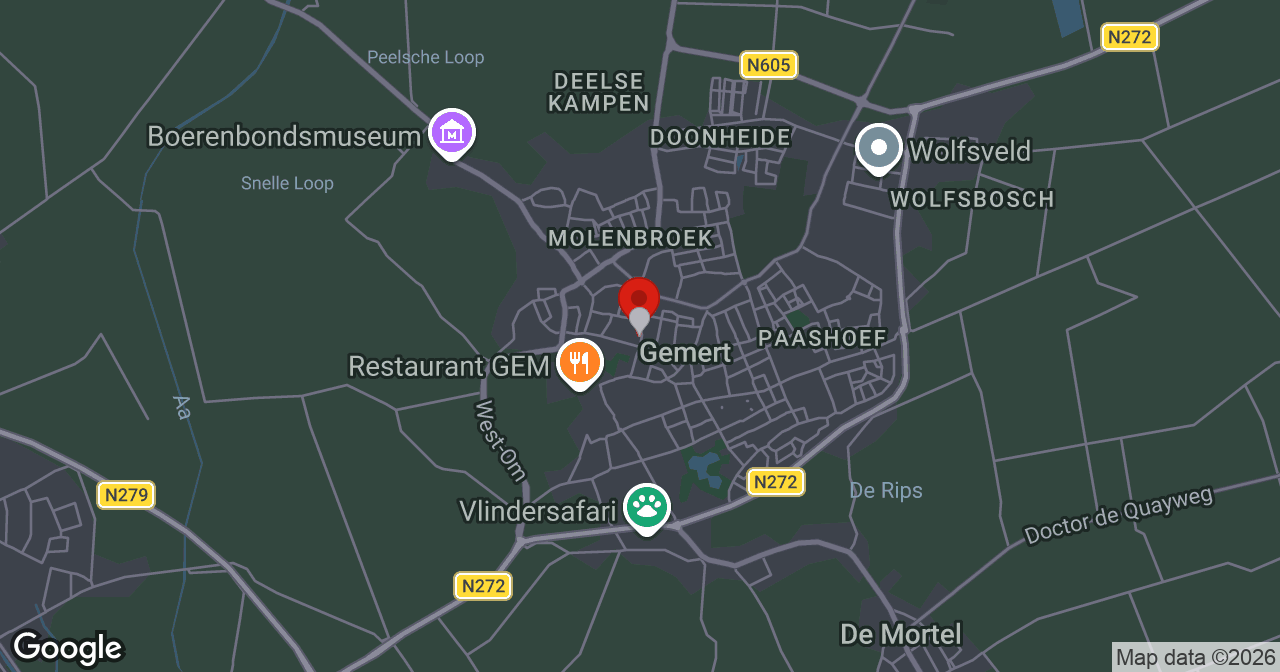 Kaart van de meldlocatie