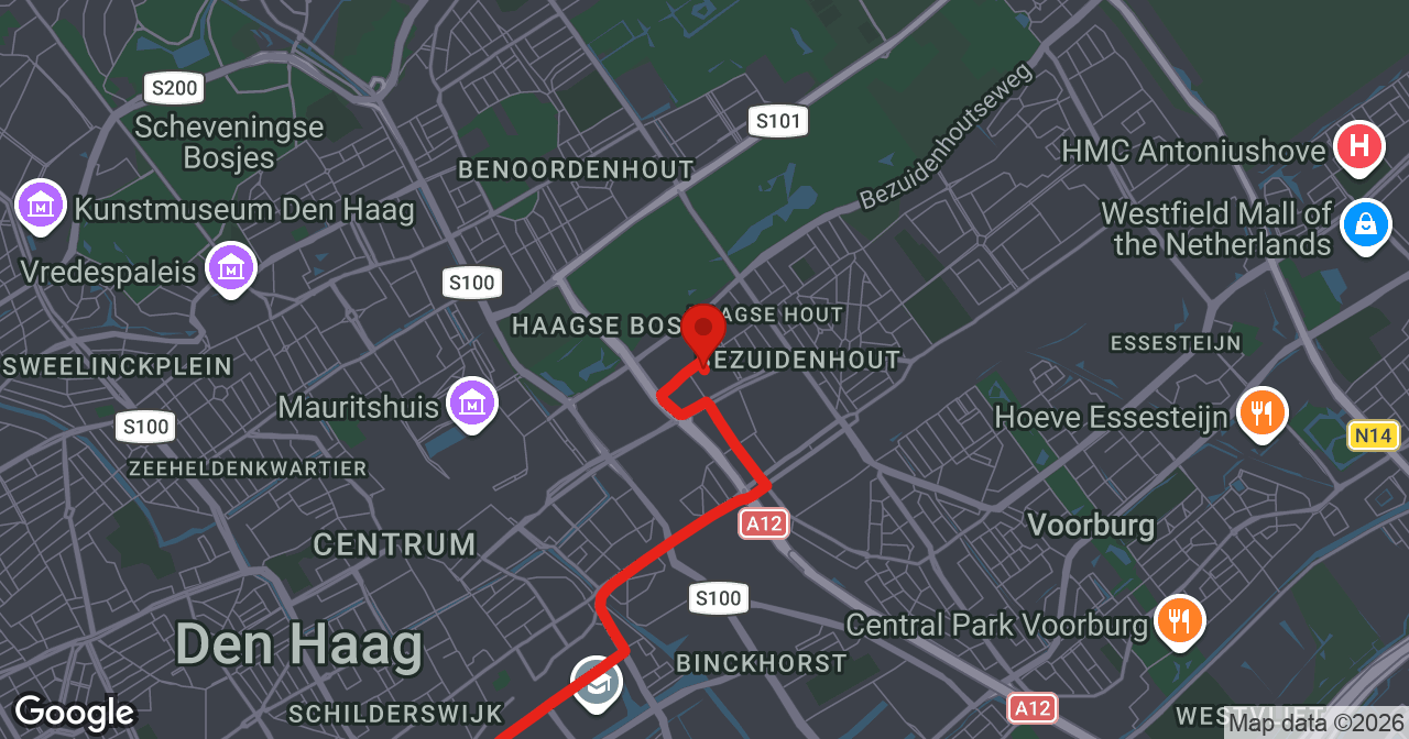 Kaart van de meldlocatie