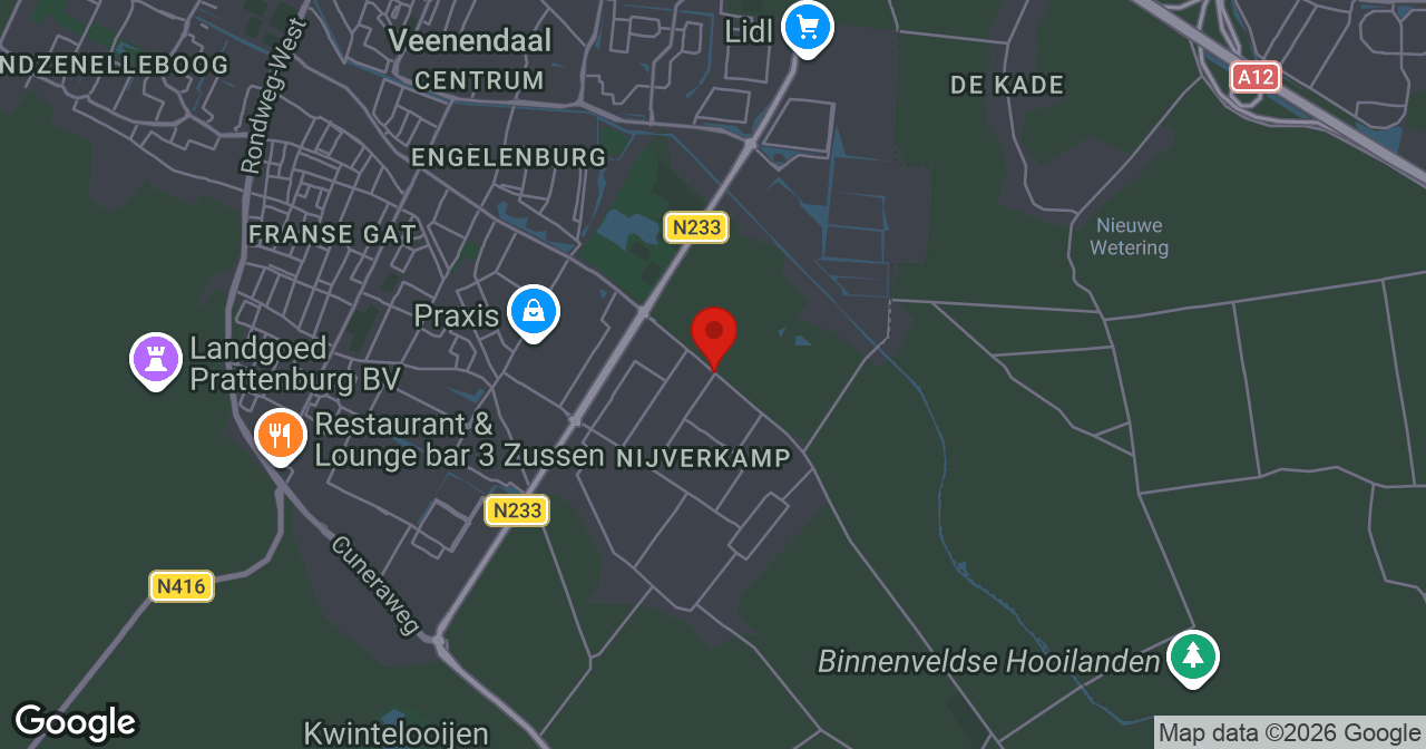 Kaart van de meldlocatie