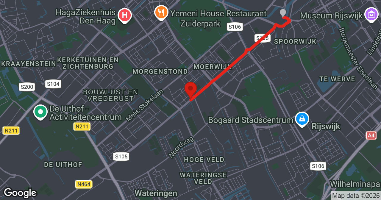 Kaart van de meldlocatie