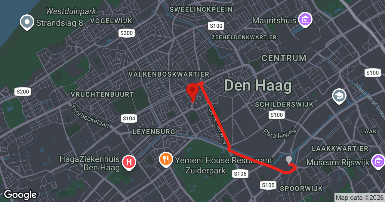 Kaart van de meldlocatie