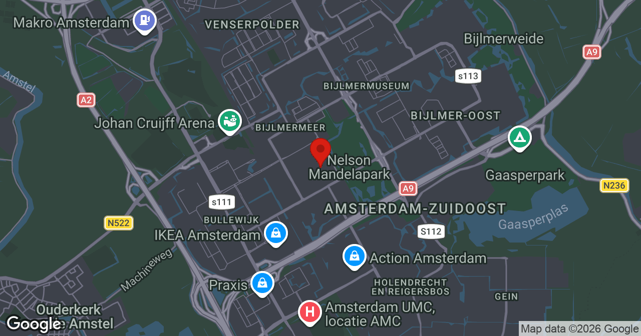 Kaart van de meldlocatie