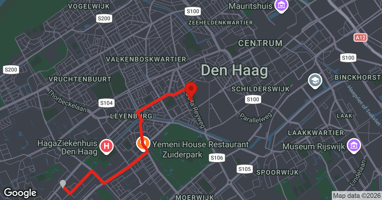 Kaart van de meldlocatie
