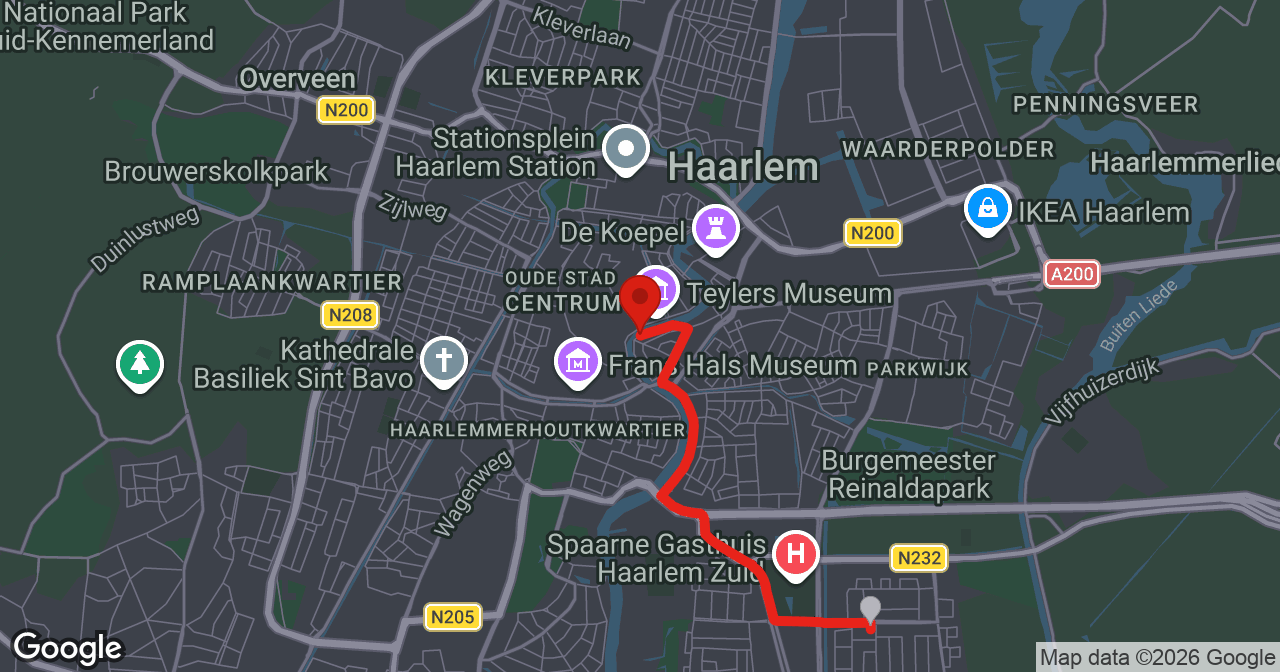 Kaart van de meldlocatie