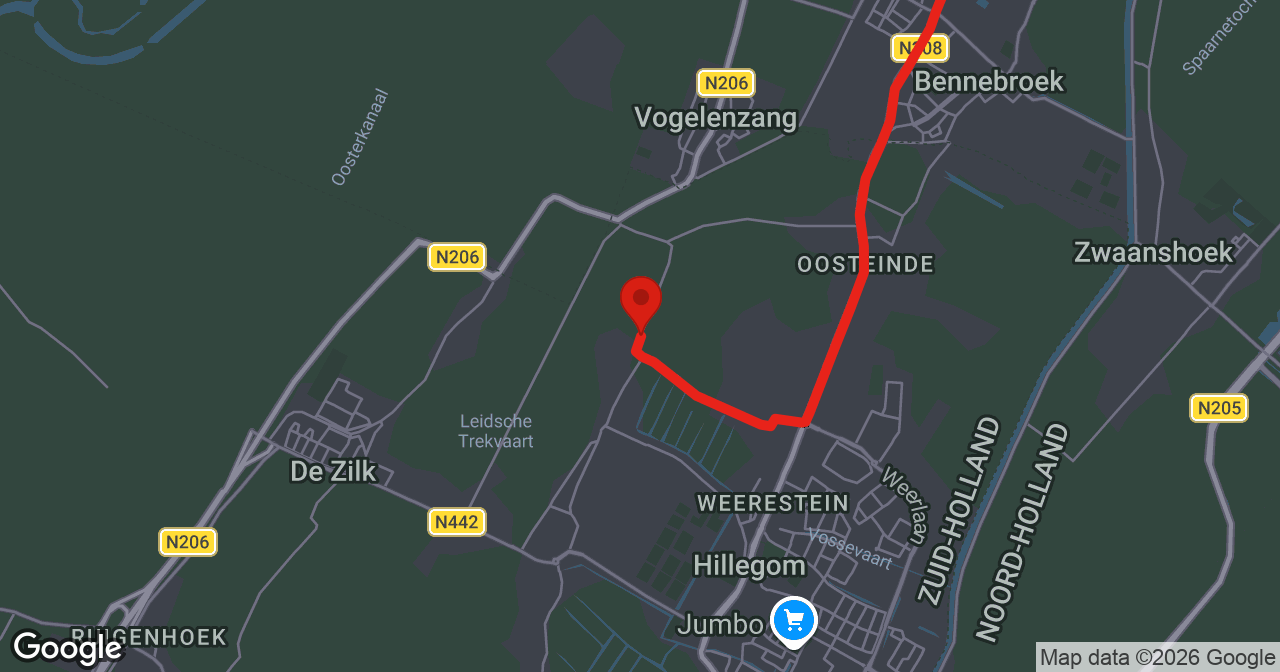 Kaart van de meldlocatie