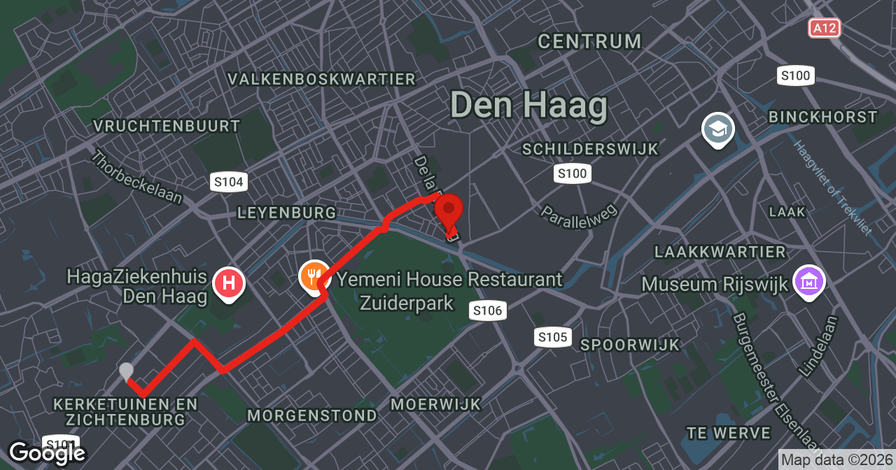 Kaart van de meldlocatie