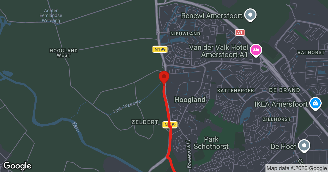 Kaart van de meldlocatie