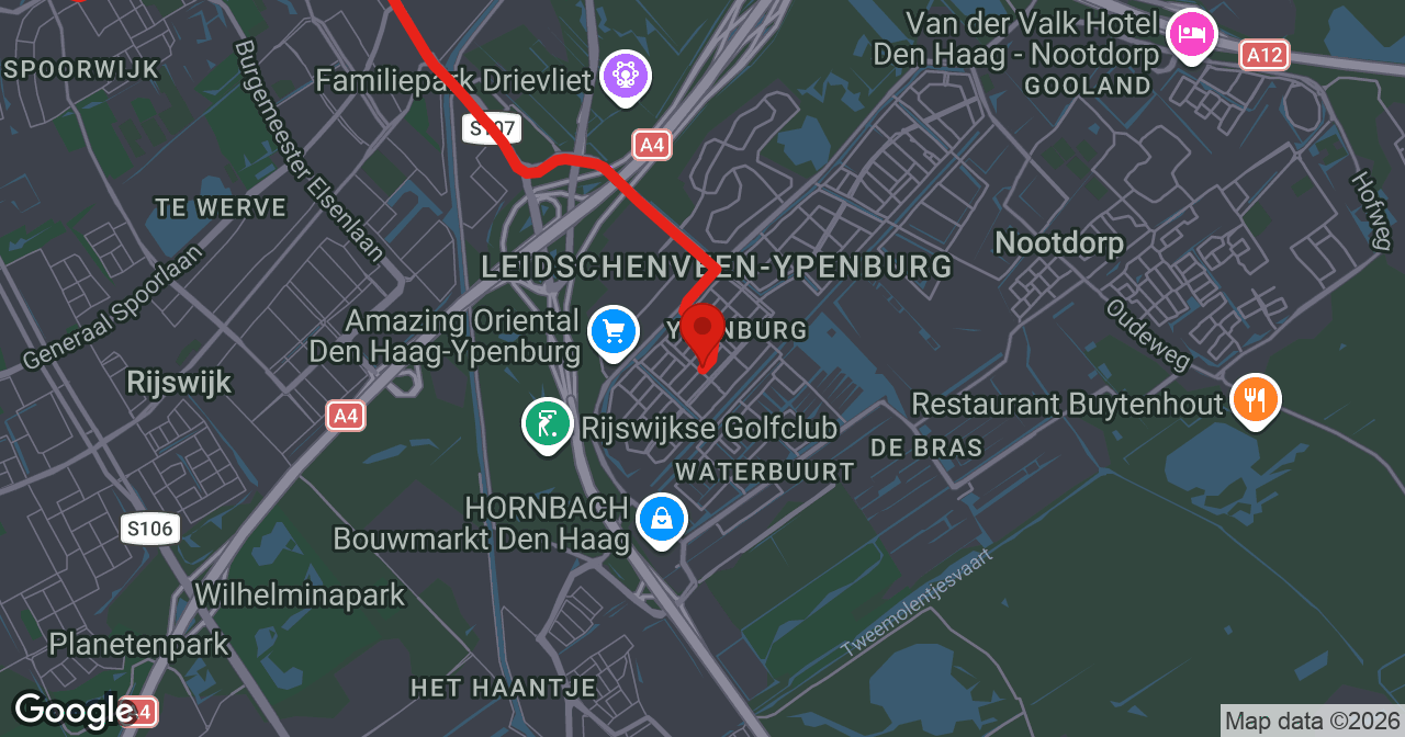 Kaart van de meldlocatie