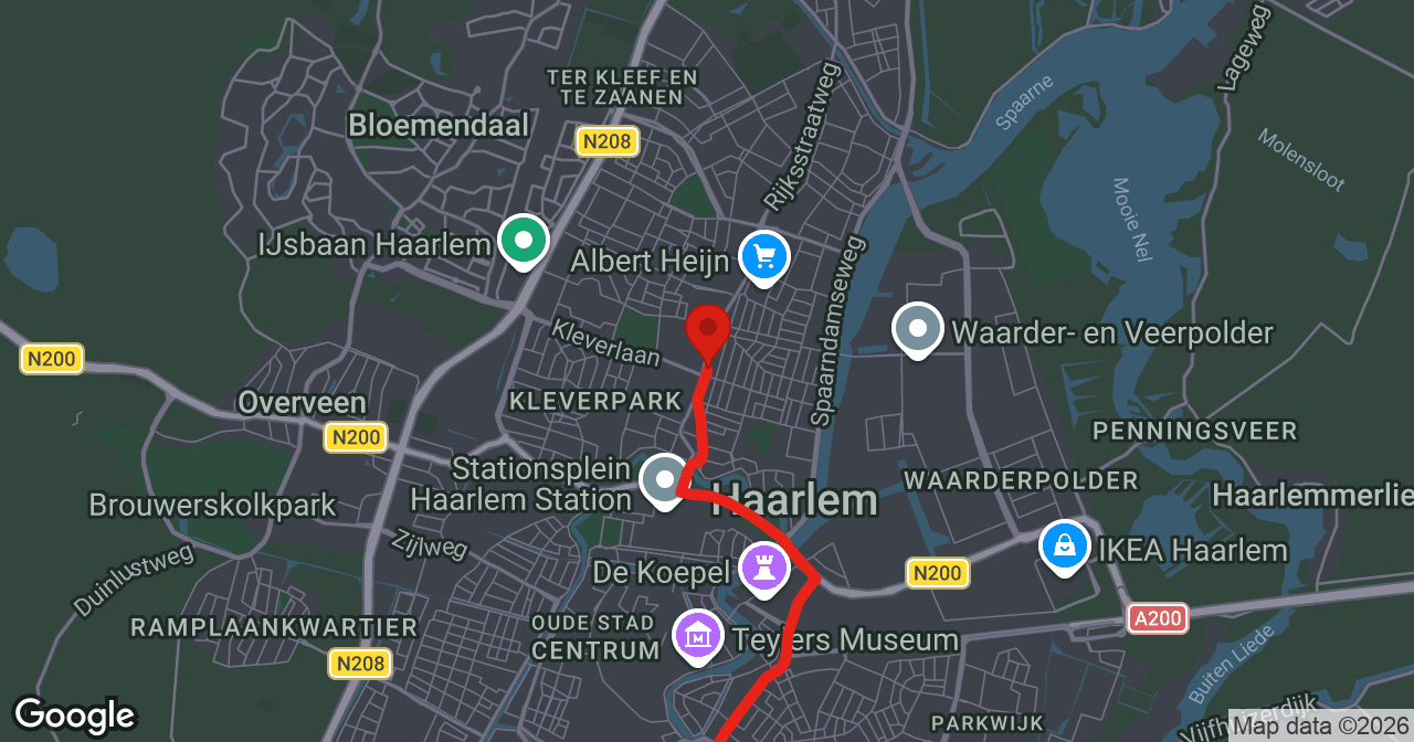 Kaart van de meldlocatie