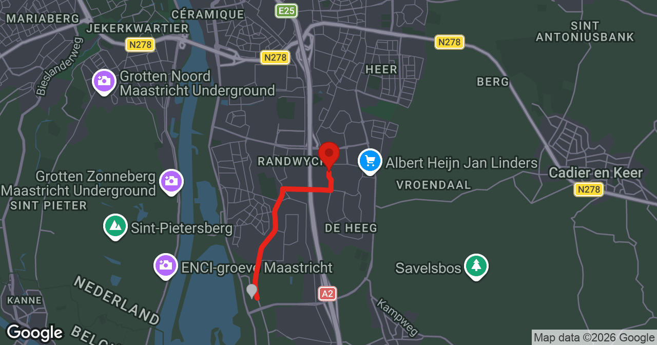 Kaart van de meldlocatie