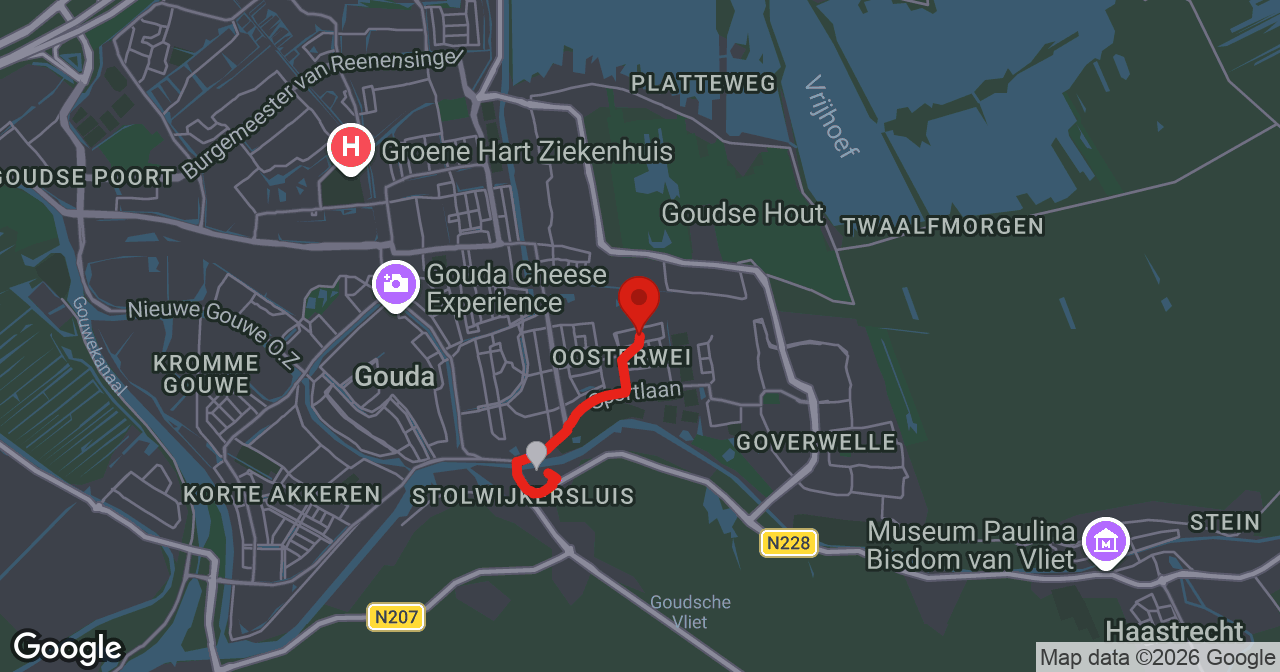 Kaart van de meldlocatie
