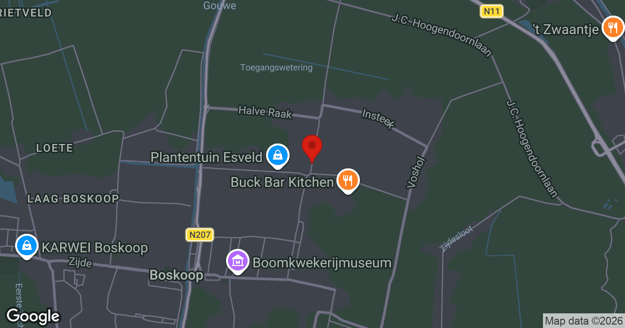 Kaart van de meldlocatie
