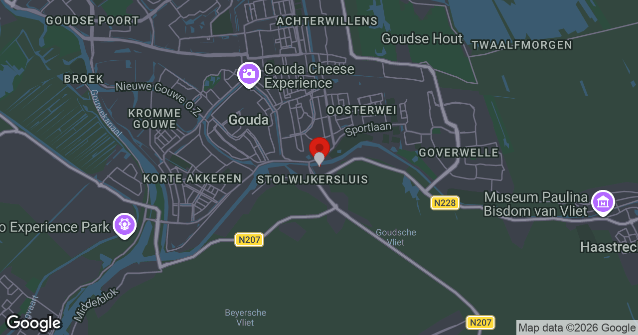 Kaart van de meldlocatie