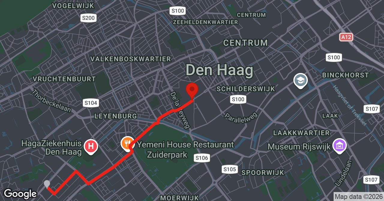 Kaart van de meldlocatie