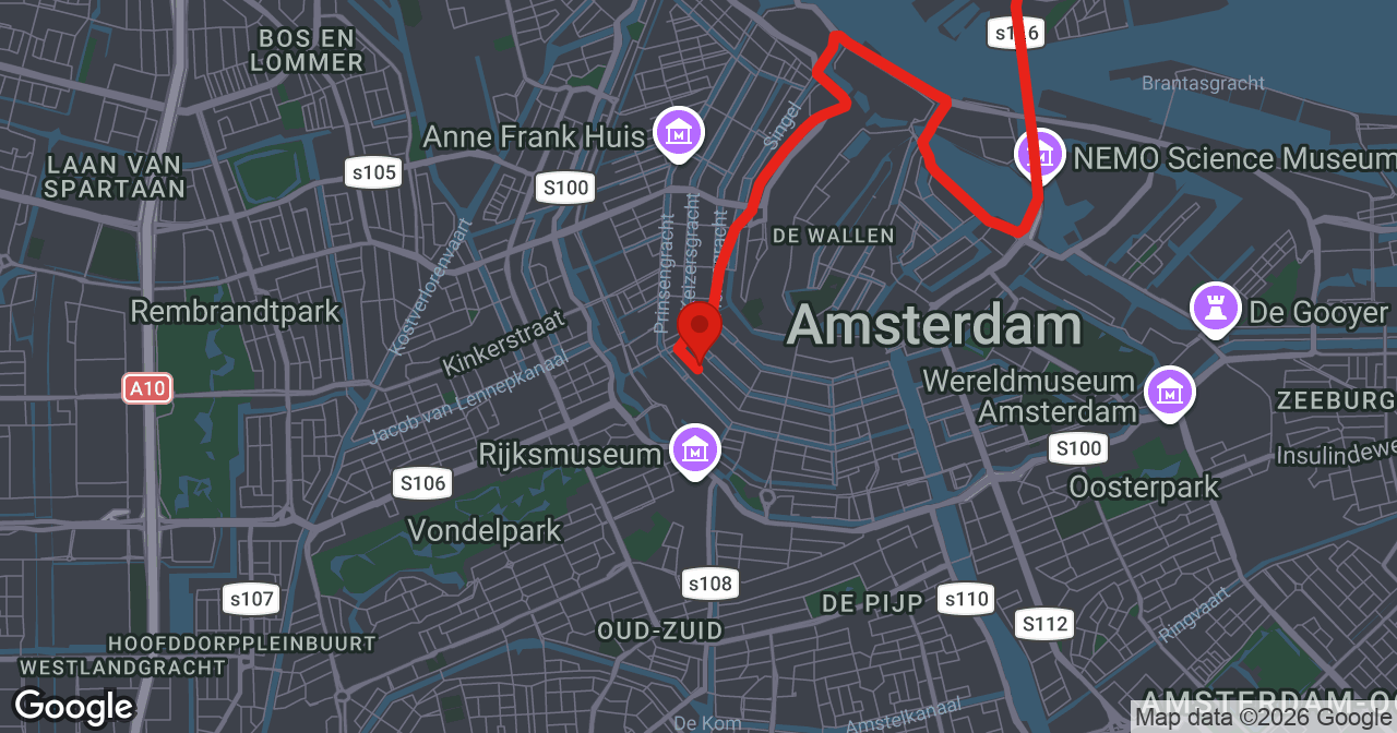 Kaart van de meldlocatie