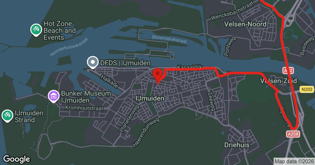 Kaart van de meldlocatie