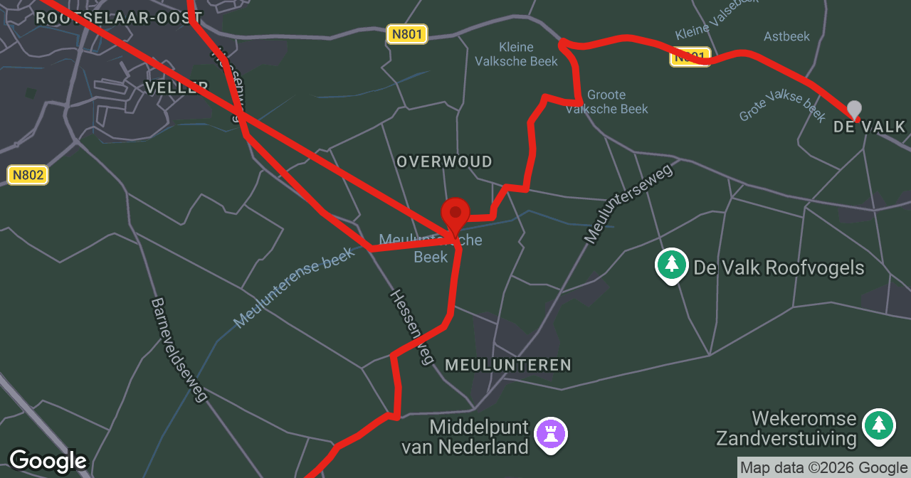 Kaart van de meldlocatie