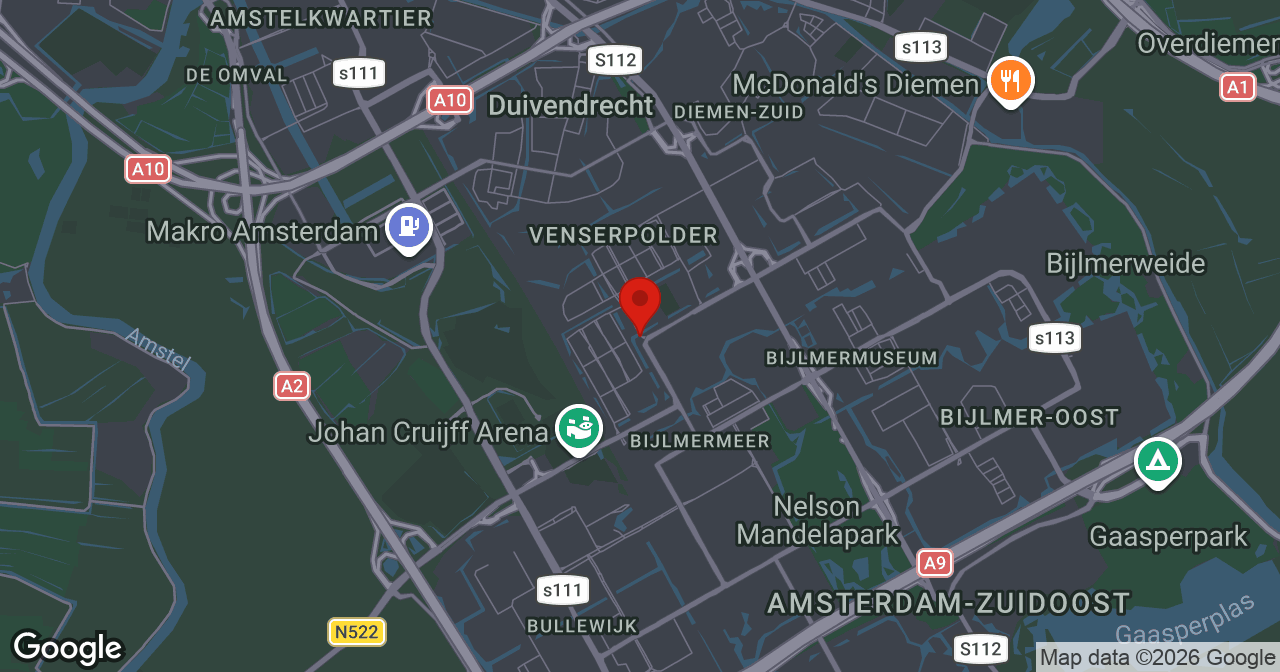 Kaart van de meldlocatie