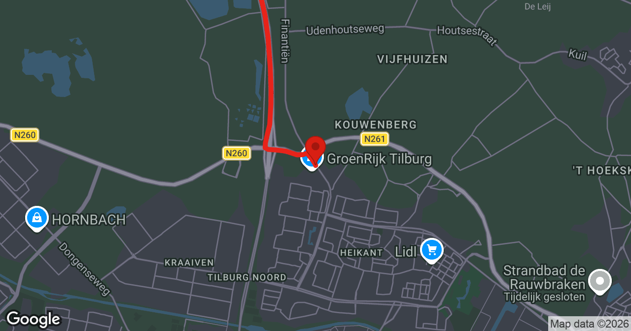 Kaart van de meldlocatie
