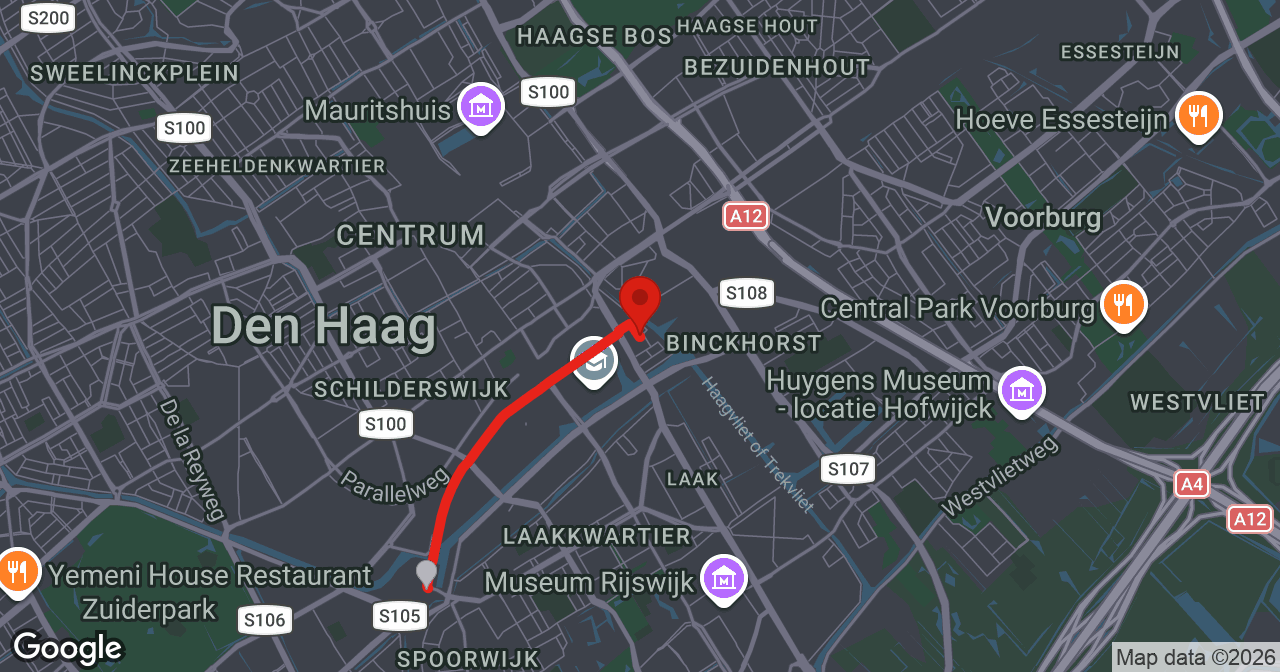 Kaart van de meldlocatie